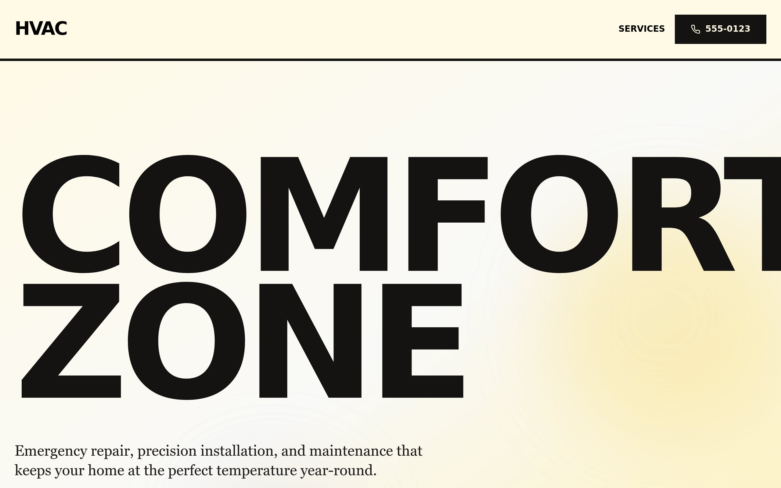 Comfort Zone — built with Jerian